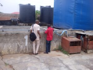 Mr A visits a water recirculatory fish farm